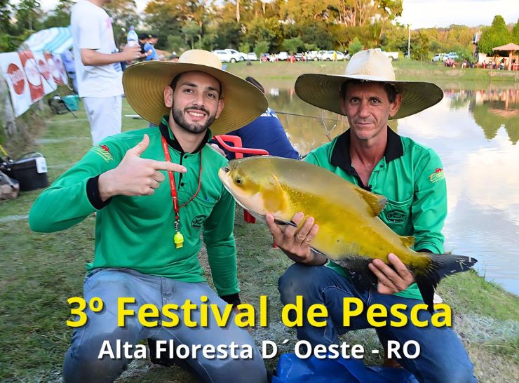 Vem Ai 3º Festival de Pesca no Pesque-pague Pantanal em Alta Floresta D´Oeste