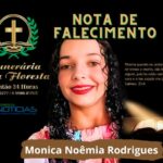 A Funerária Alta Floresta comunica o falecimento da senhora Monica Noêmia Rodrigues
